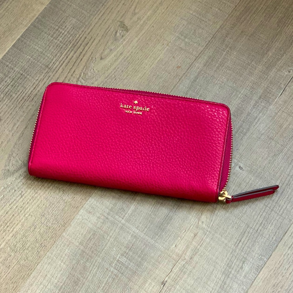 Kate Spade large zip continental wallet